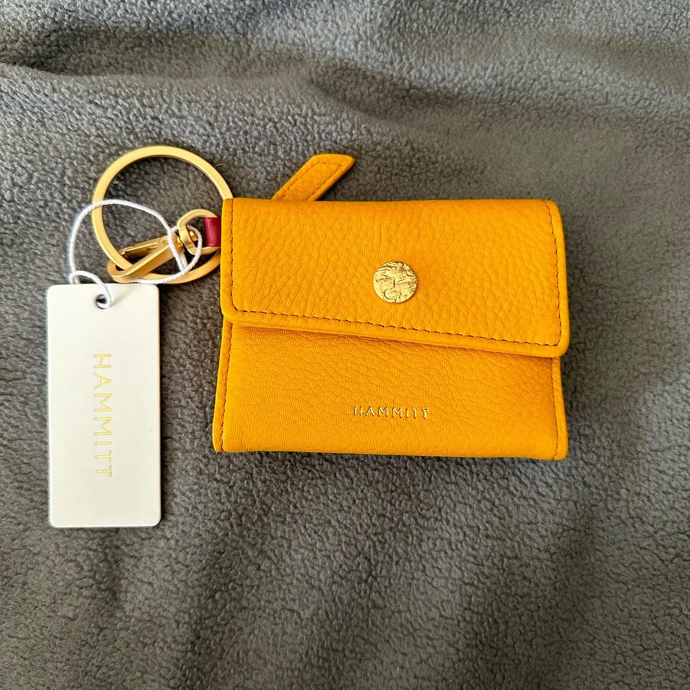 NWT Hammitt Royce Key Wallet - Tangerine